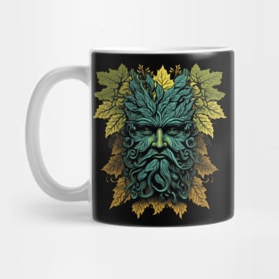 Jack Of The Wood Traditional Pagan Celtic Greenman Mug